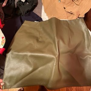 Olive Green Skirt